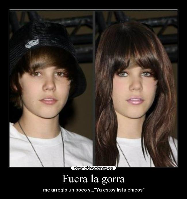 Fuera la gorra - me arreglo un poco y...Ya estoy lista chicos