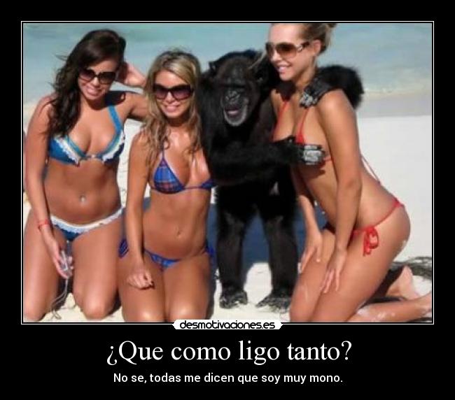 ¿Que como ligo tanto? -