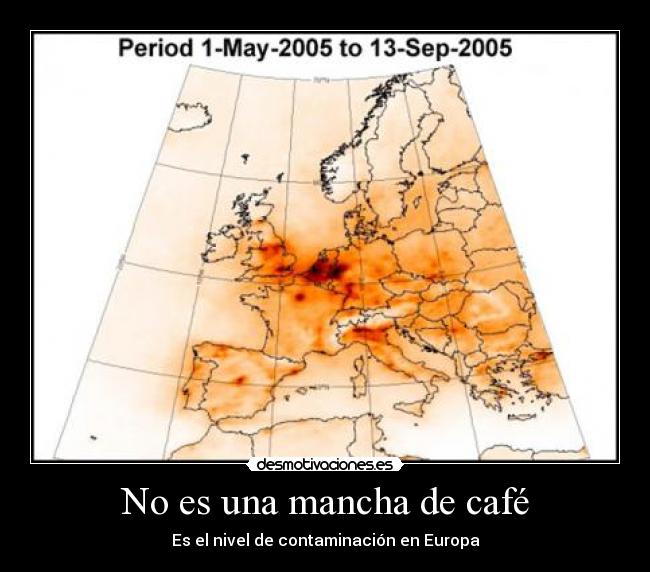 No es una mancha de café -
