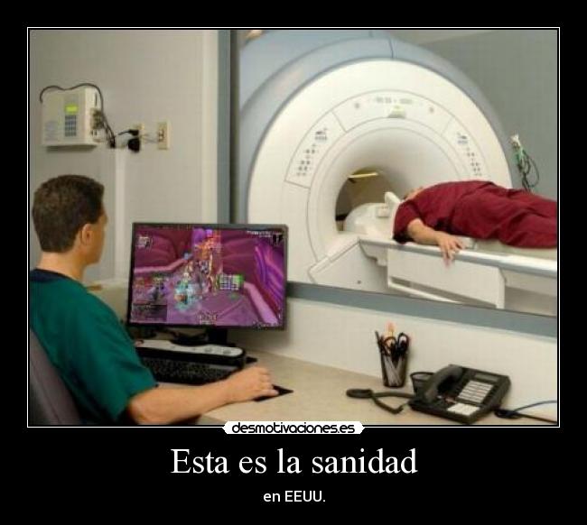 Esta es la sanidad - en EEUU.