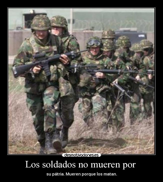 carteles soldados patria matan desmotivaciones