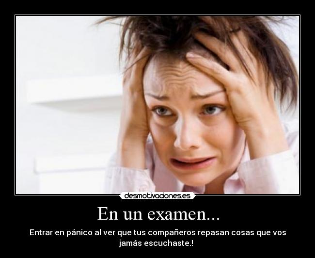 En un examen... - 