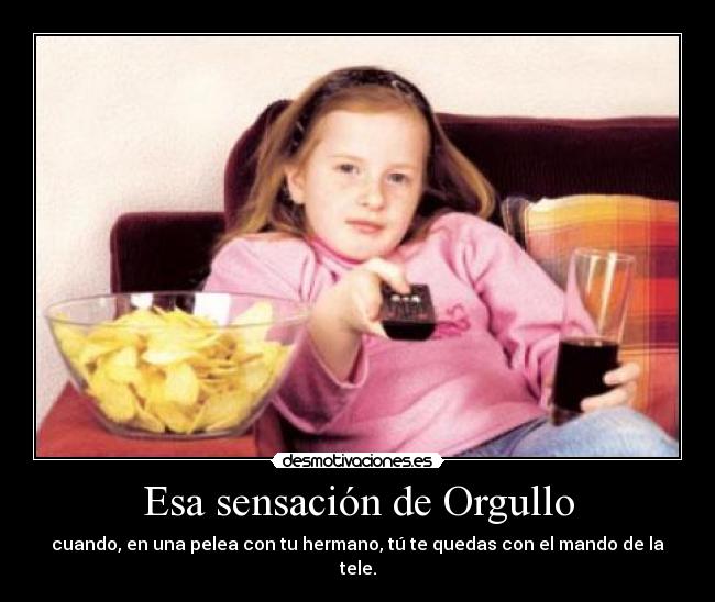 Esa sensación de Orgullo -