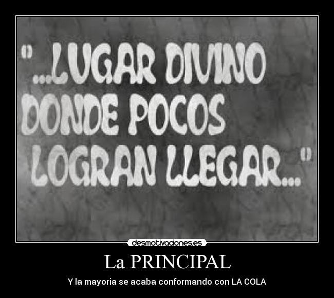 La PRINCIPAL -
