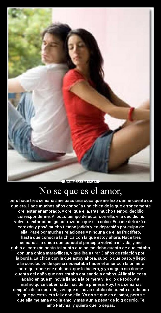 carteles amor amor fatyma desmotivaciones