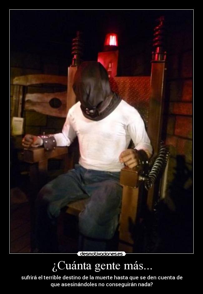 carteles pena muerte desmotivaciones