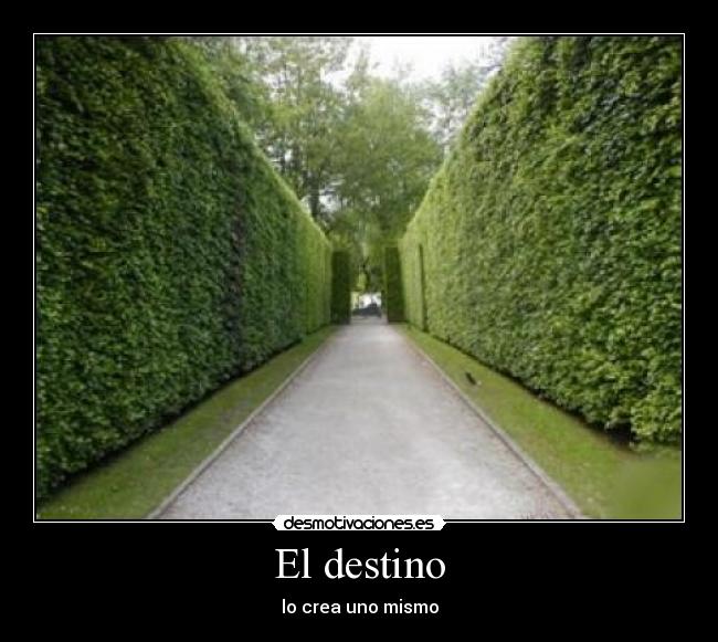 El destino -