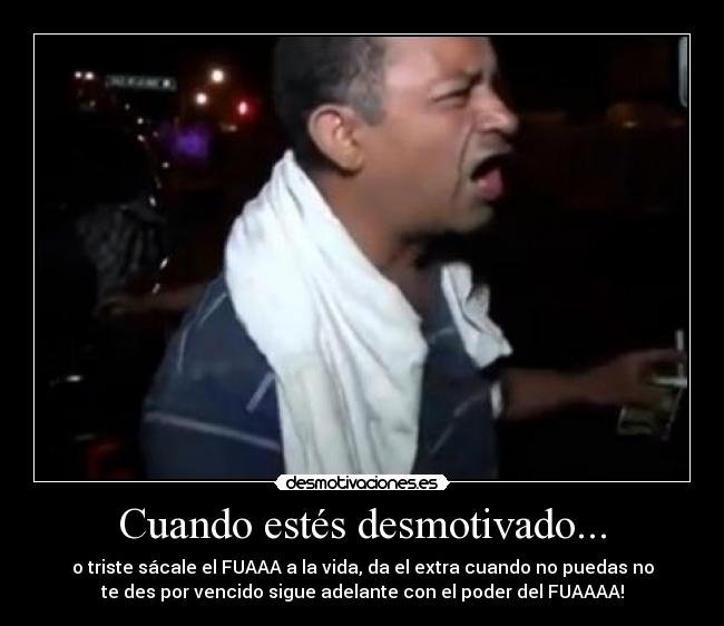 Cuando estés desmotivado... -