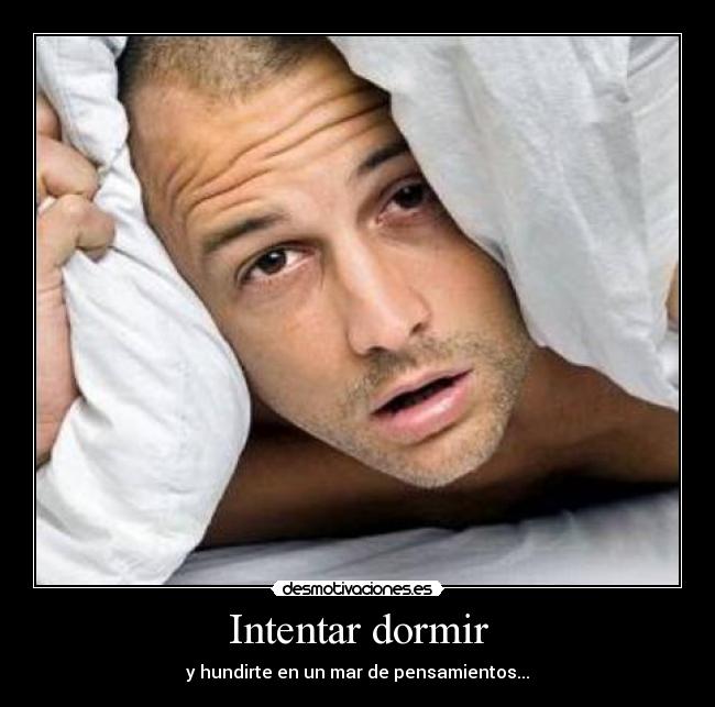 Intentar dormir -