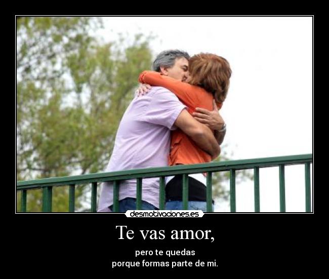 Te vas amor, - 