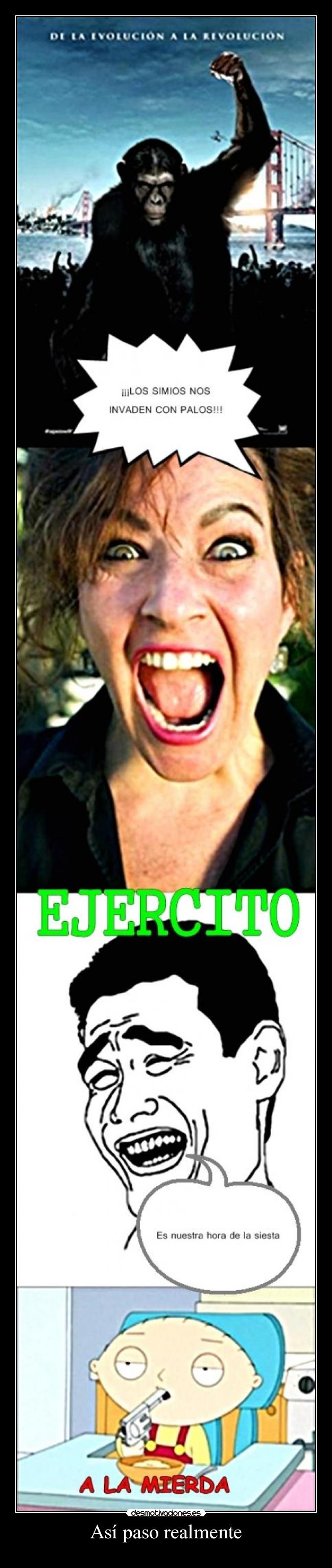 Así paso realmente -