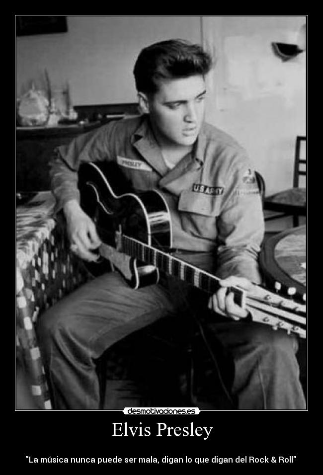 carteles elvis presley rock desmotivaciones