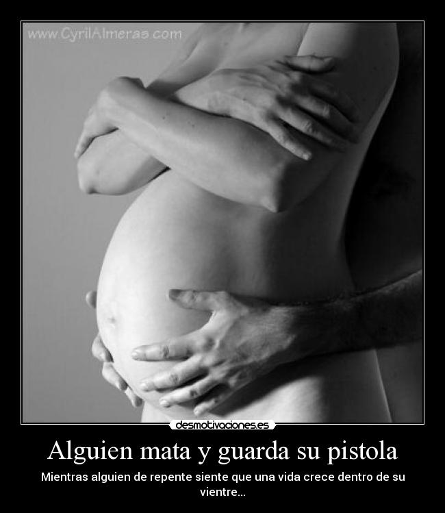 Alguien mata y guarda su pistola -