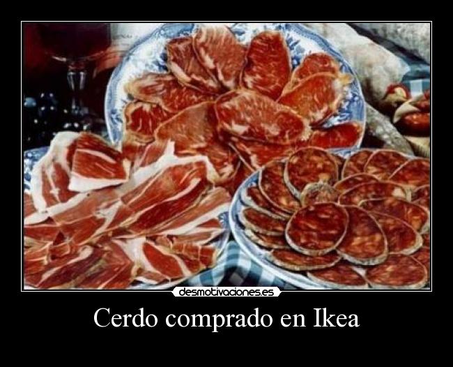 Cerdo comprado en Ikea - 