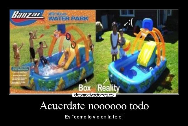 Acuerdate noooooo todo - 