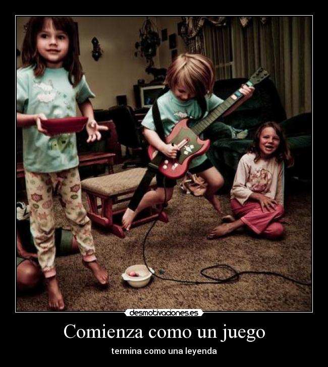 Comienza como un juego -