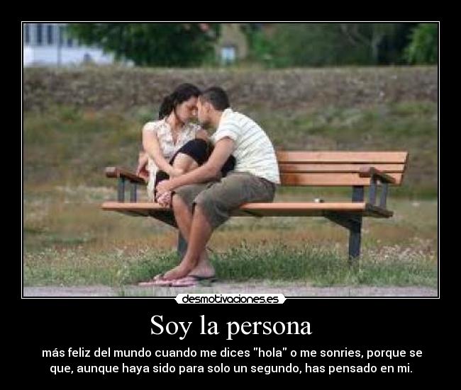 Soy la persona -