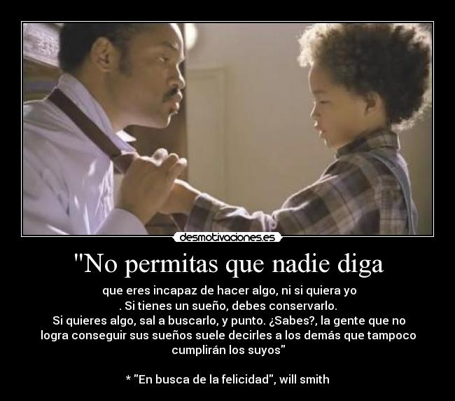 No permitas que nadie diga - 