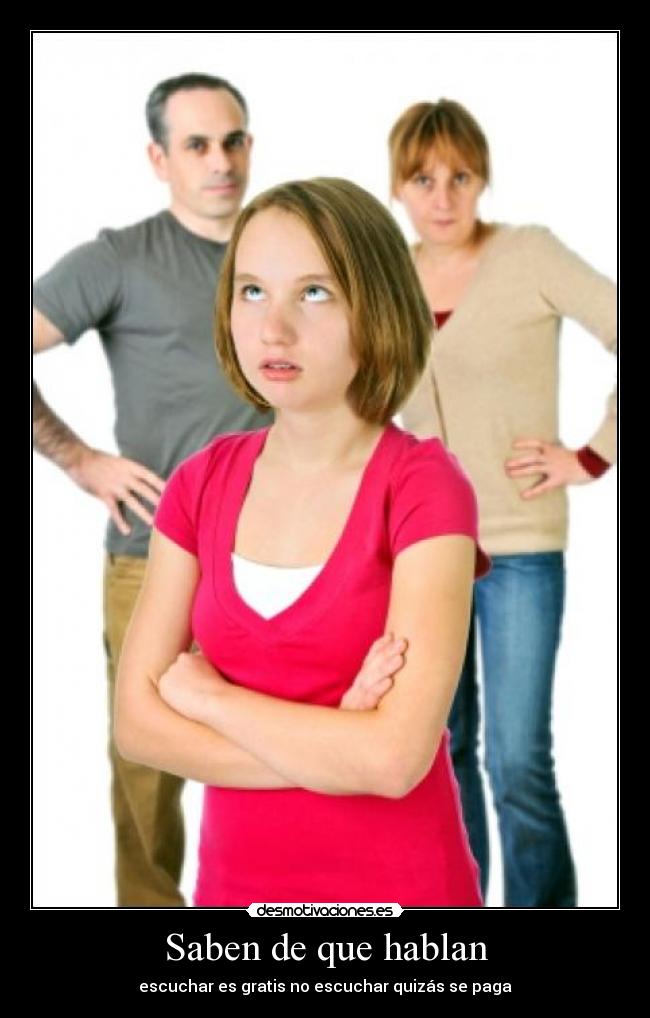 Saben de que hablan - escuchar es gratis no escuchar quizás se paga