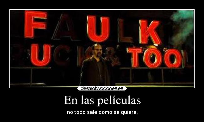 En las películas -