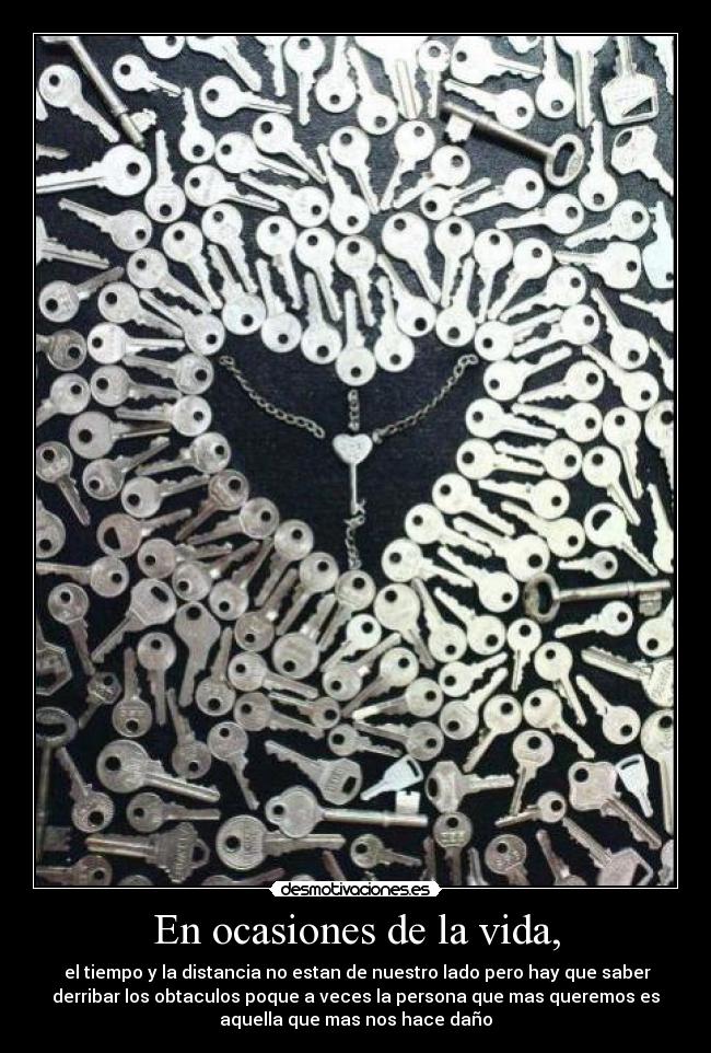 En ocasiones de la vida, - 