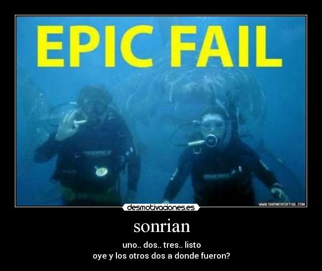 sonrian - uno.. dos.. tres.. listo
oye y los otros dos a donde fueron?