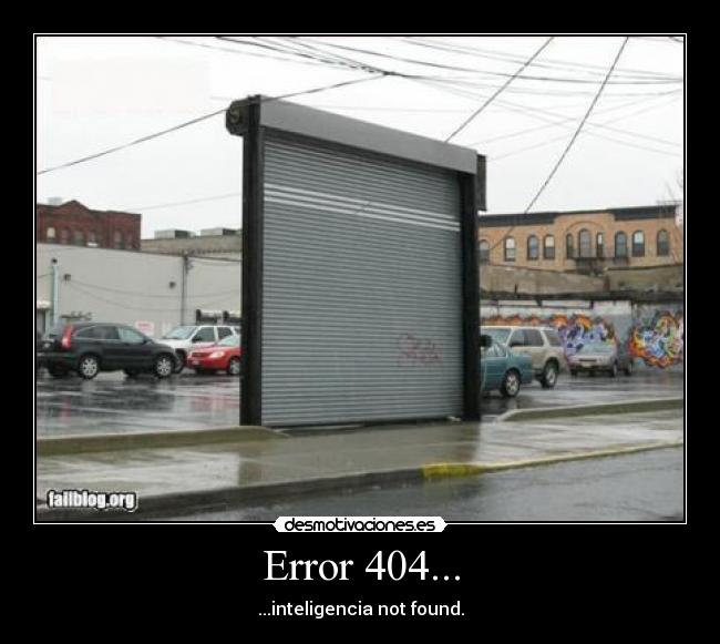 Error 404... -