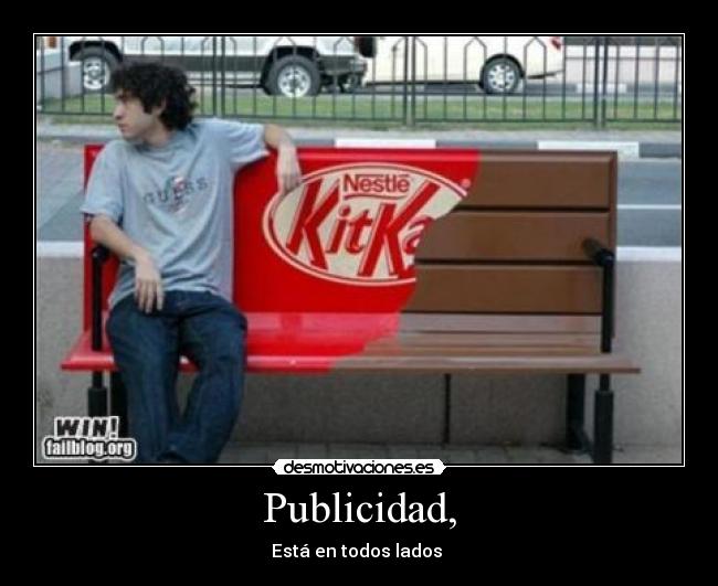Publicidad, -