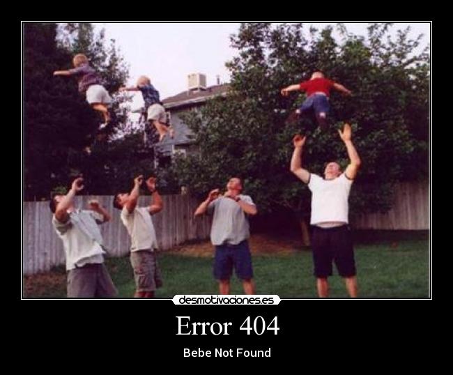 Error 404 - Bebe Not Found