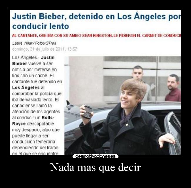 Nada mas que decir -