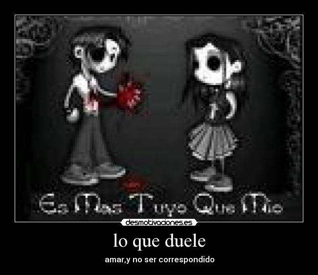 lo que duele -