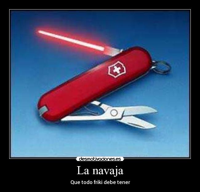 La navaja - Que todo friki debe tener