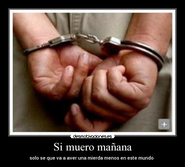 Si muero mañana -