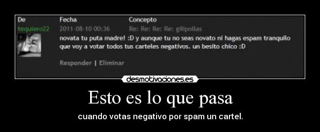 Esto es lo que pasa -