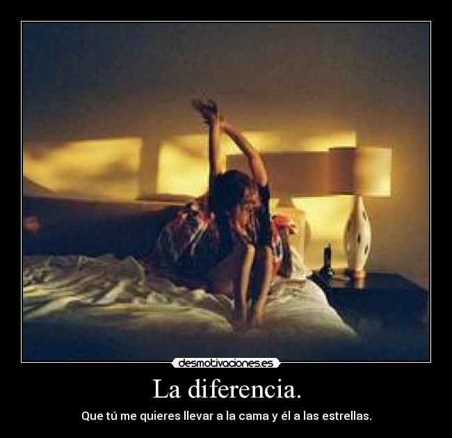 La diferencia. -