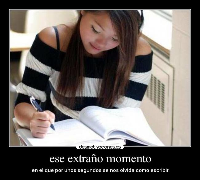 ese extraño momento - 