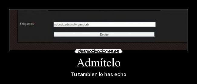 Admítelo -