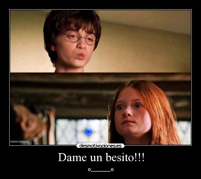 carteles dame besito desmotivaciones