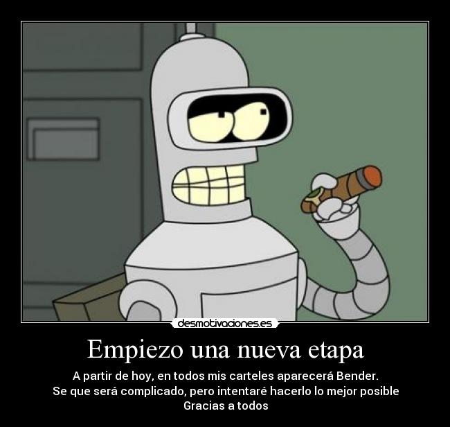 Empiezo una nueva etapa -