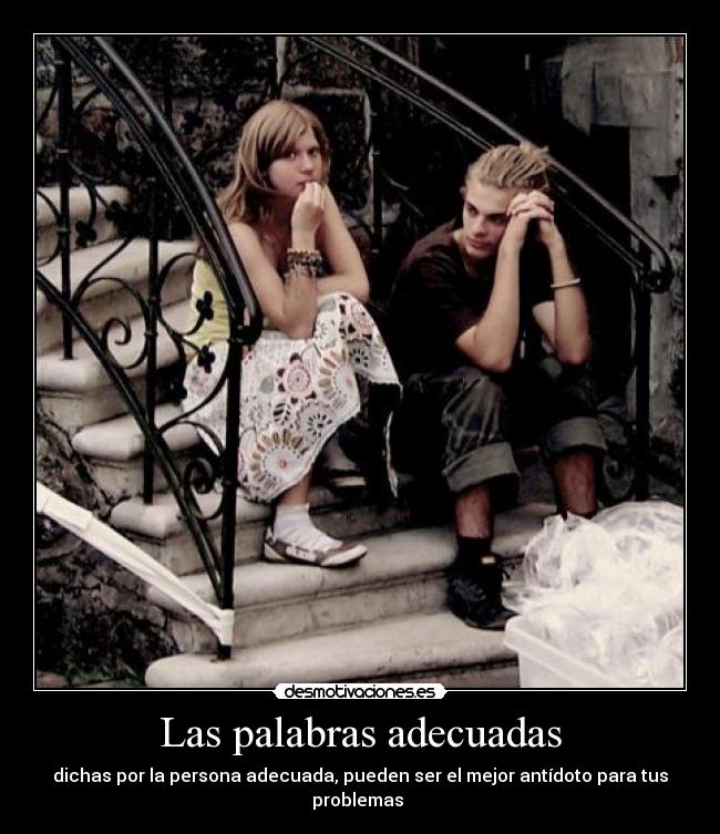 Las palabras adecuadas -