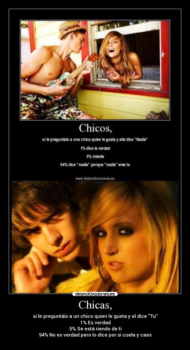 Chicas, - 
