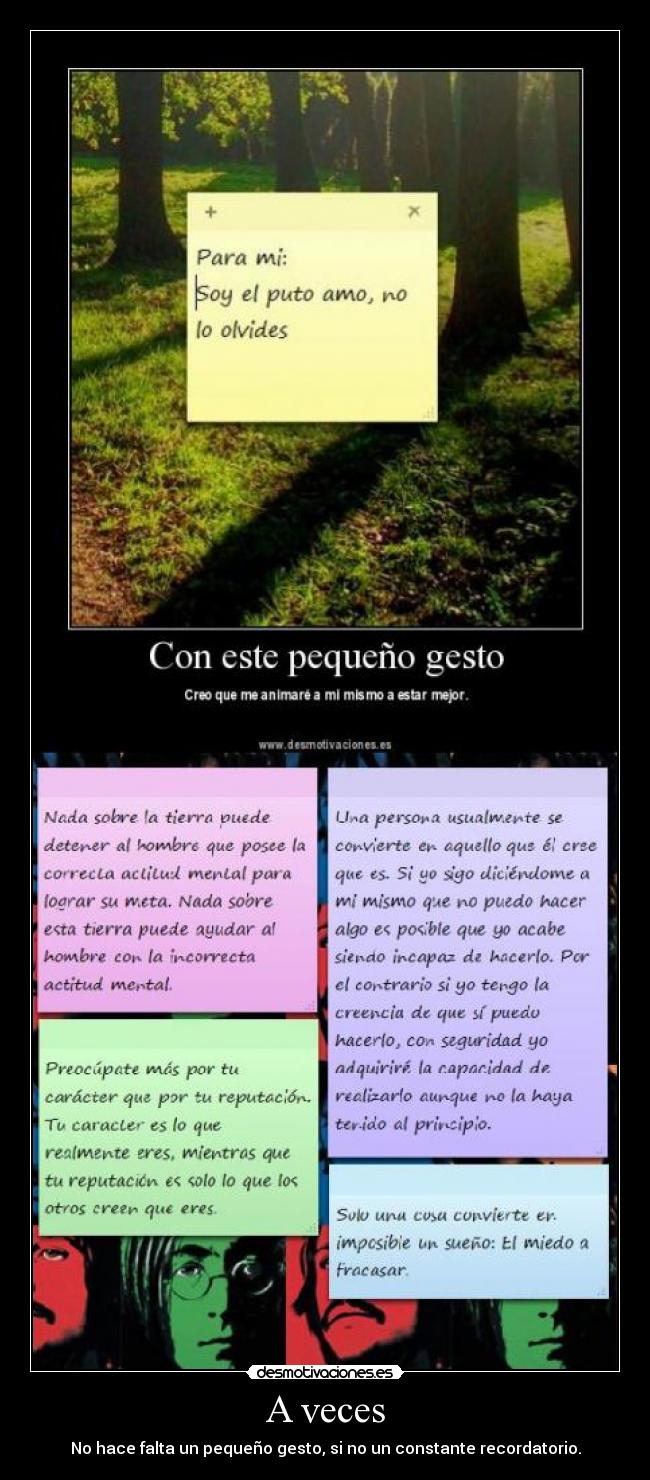 carteles veces desmotivaciones