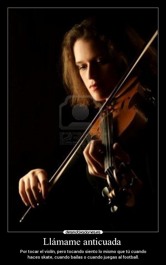 carteles musica violin desmotivaciones