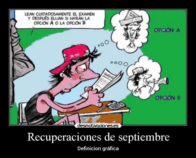 Recuperaciones de septiembre - 