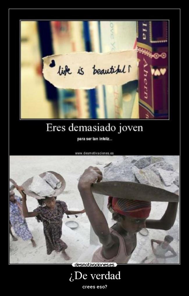 carteles infelicidad explotacion infantil desmotivaciones