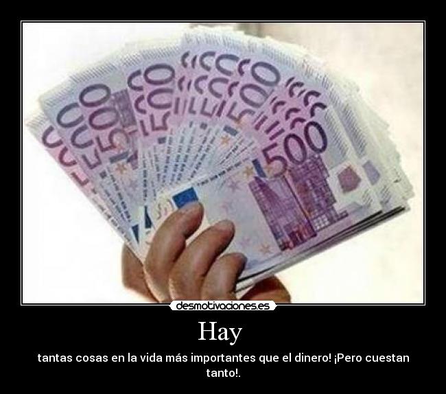 carteles dinero desmotivaciones