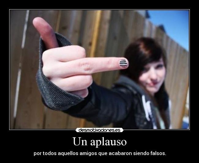 Un aplauso - 