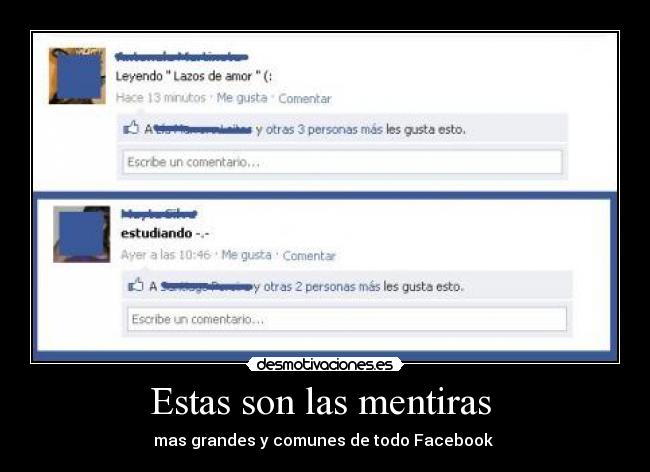 Estas son las mentiras  - 