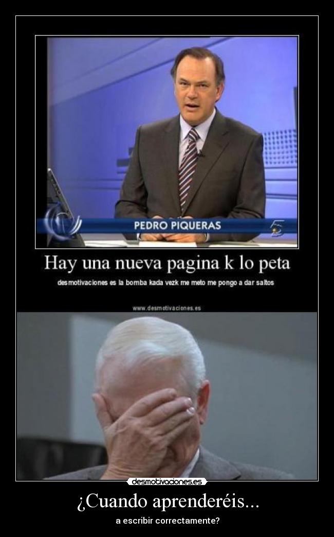 carteles analfabeto cani facepalm desmotivaciones