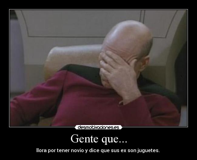 Gente que... - llora por tener novio y dice que sus ex son juguetes. 